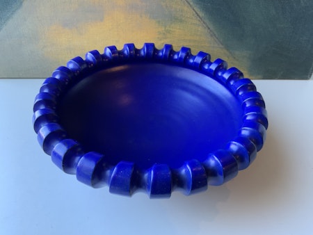 Lindstrand blue bowl 265