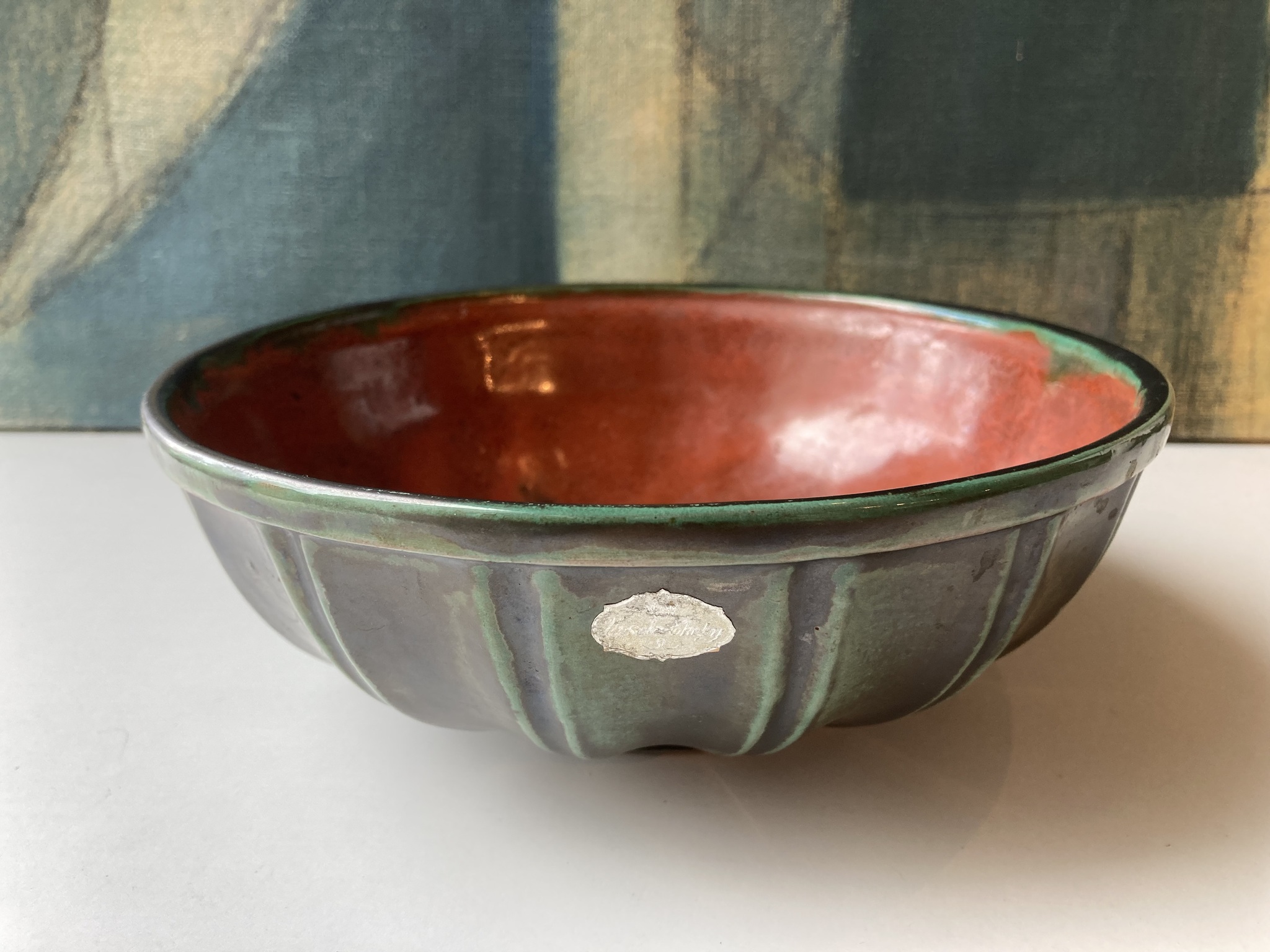 Green/orange bowl 139