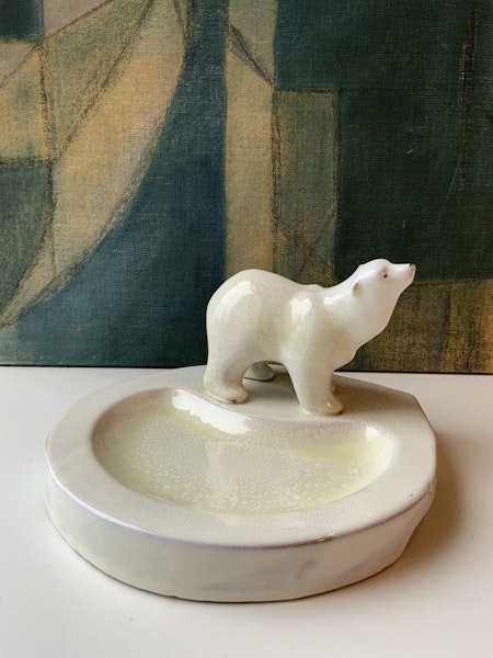 Polar bear ashtray 98