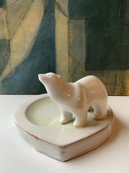 Polar bear ashtray 98