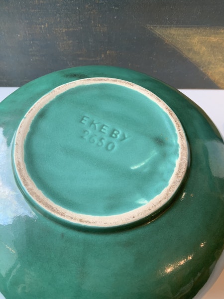 Green urn with lid 2750