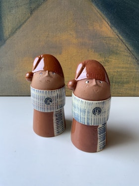 A pair of Andersson Santa Claus figures