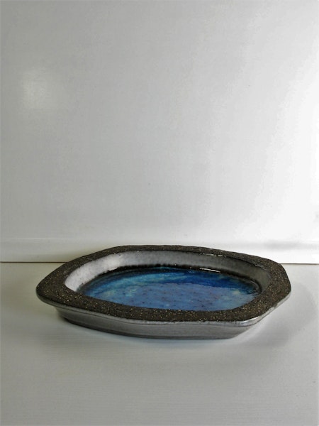 Grey & Blue dish 1067y