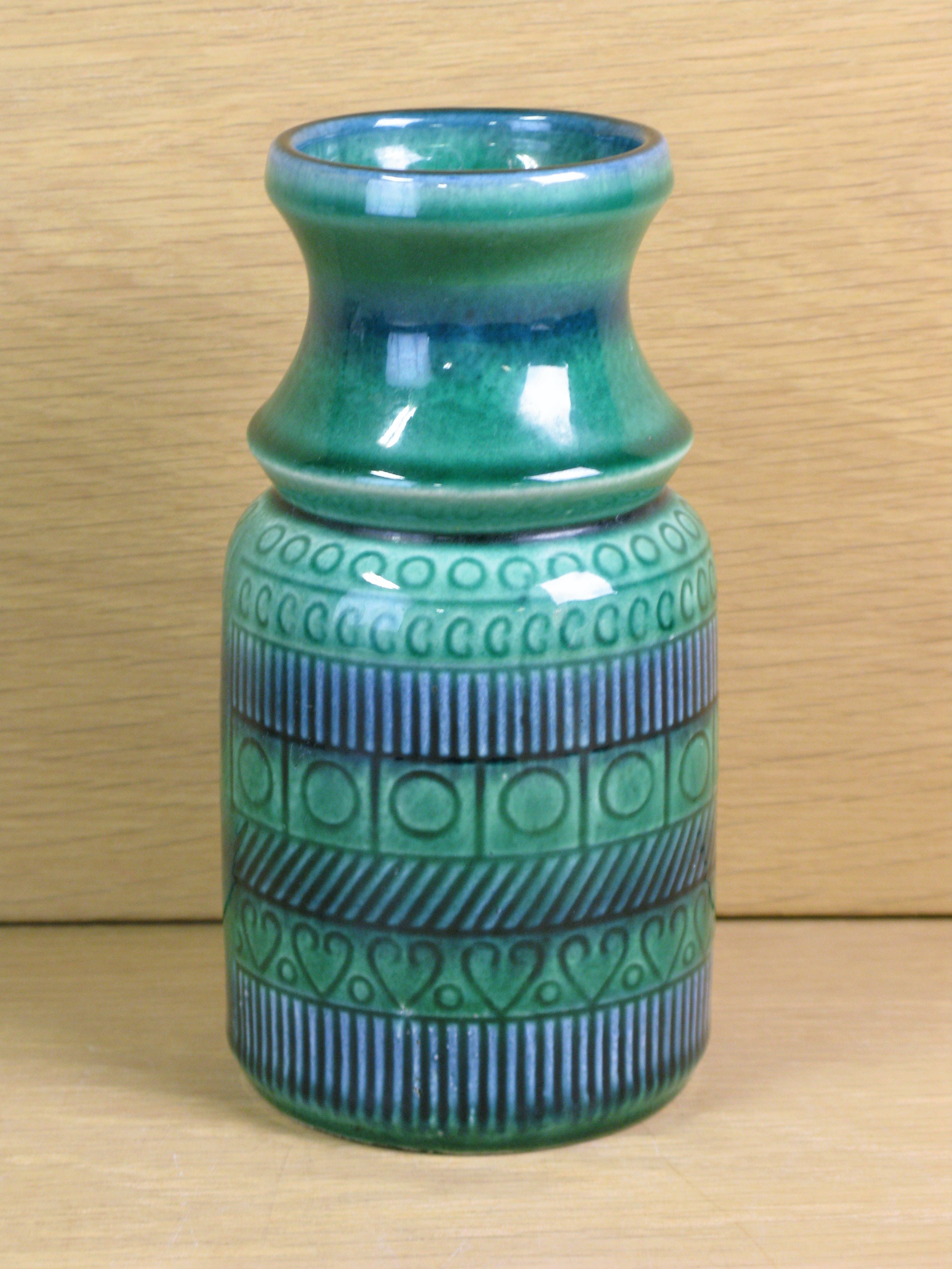green/blue vase 134110/2