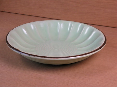 lightgreen/brown bowl 78