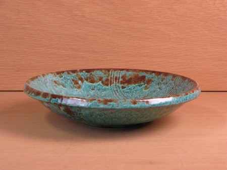 green/brown bowl 3209