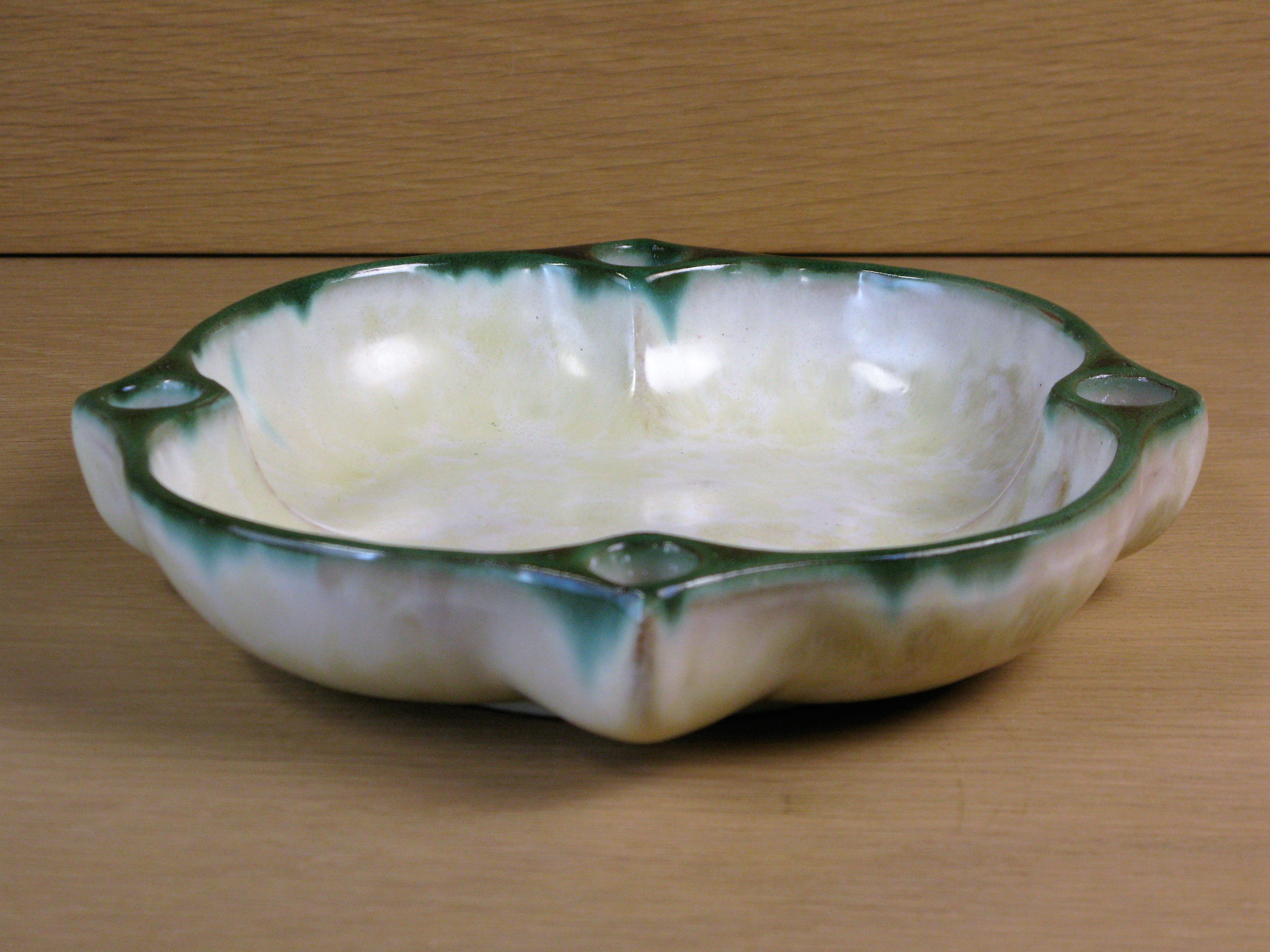 yellowish/green advent bowl 2