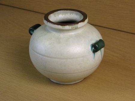 greyish/green/brown vase 71