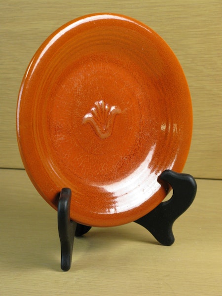 orange small plate 2144