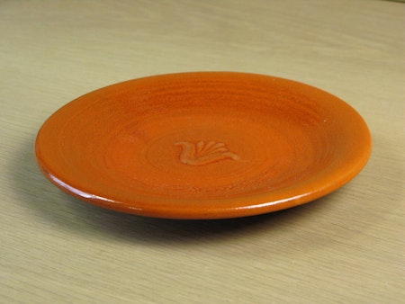 orange small plate 2144