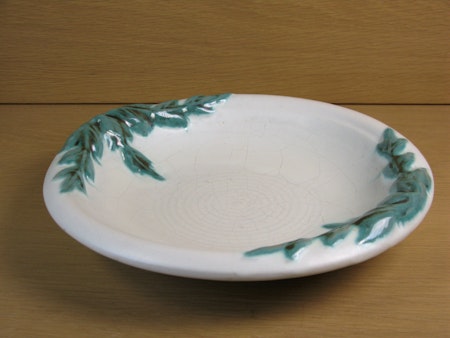 white/green bowl 80