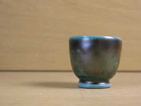 dark green egg cup