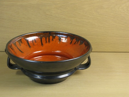 black/orange bowl 2188