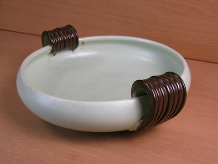 light green/brown bowl 52