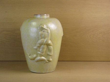 large yellowish vase 297