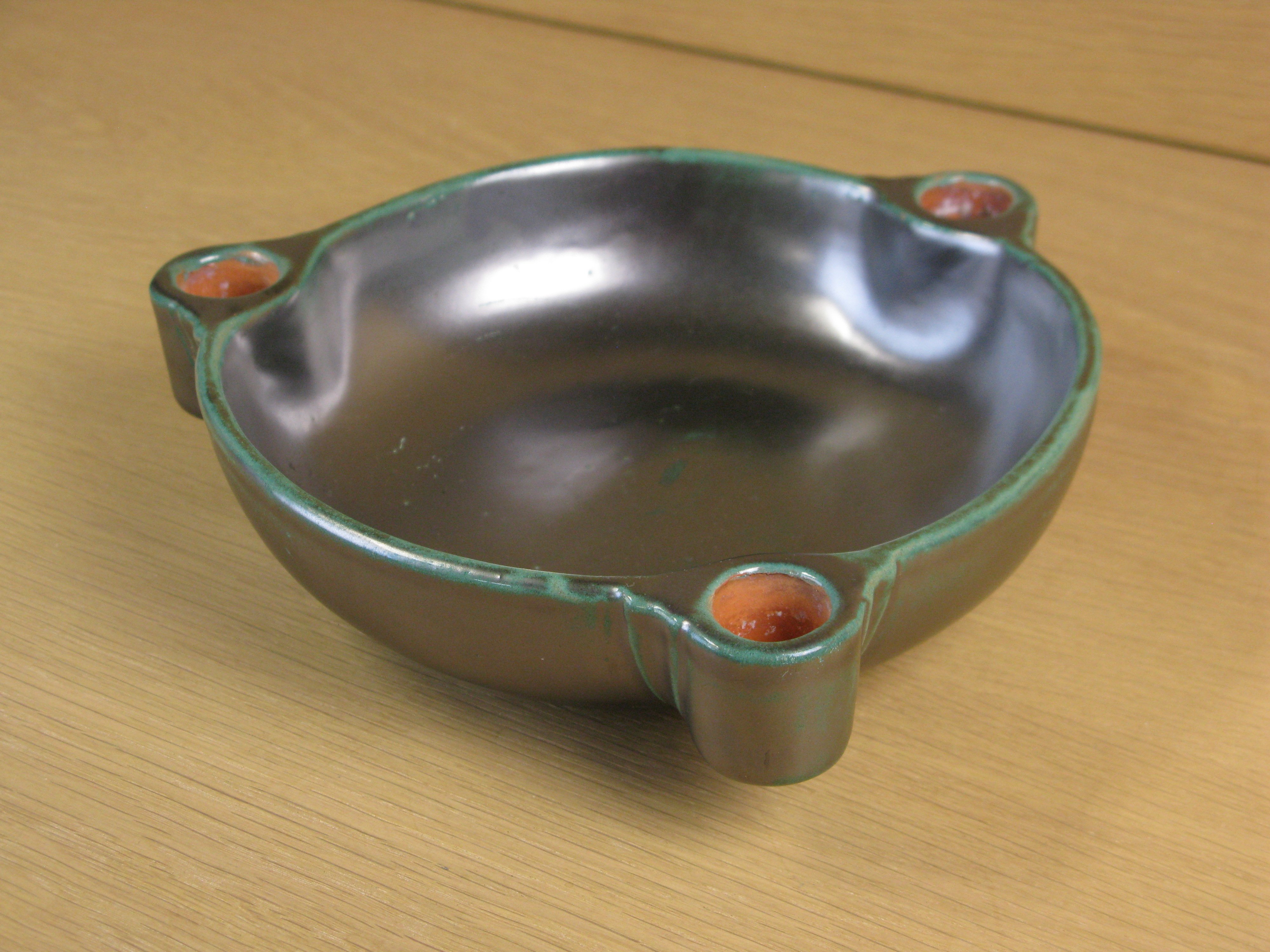 dark green candle bowl 1