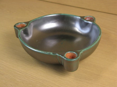 dark green candle bowl 1