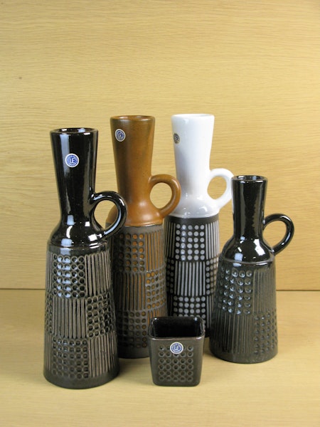 grey/black grafit vase 4563