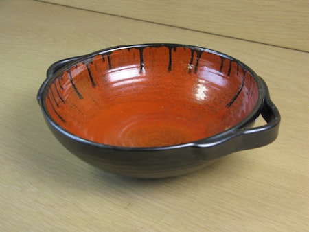 black/orange bowl 2275