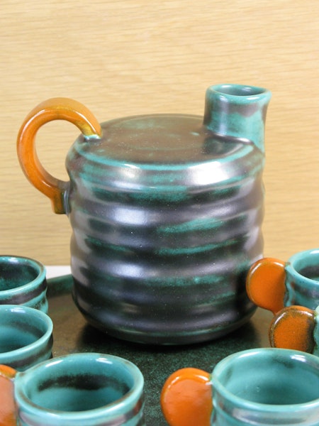 green liqueur set 2