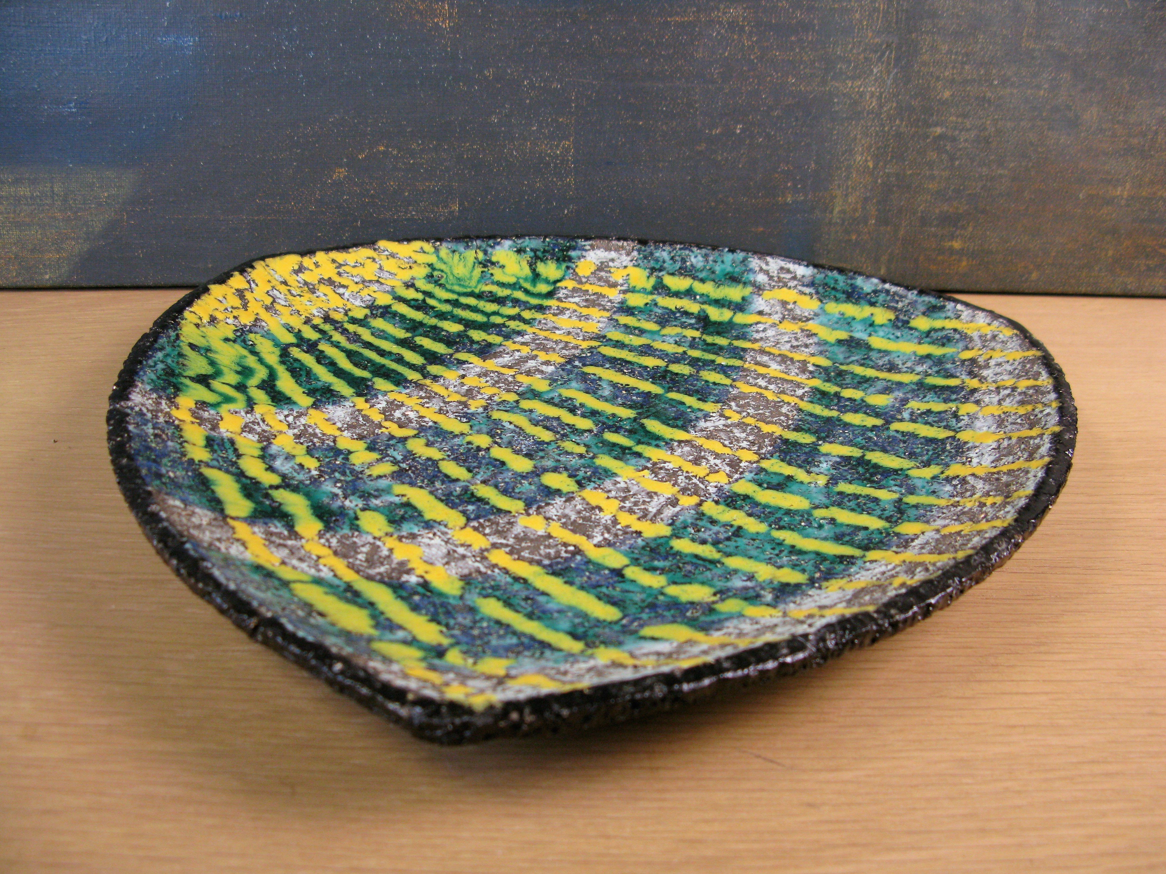 striped fiorella plate 2350