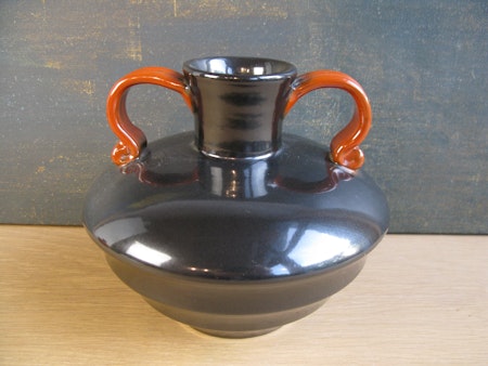 black/orang vase 2761-2