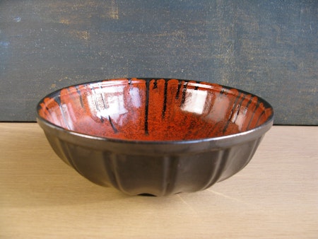 black/orange bowl 139