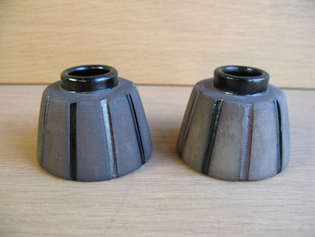 brown burma candlesticks 2154