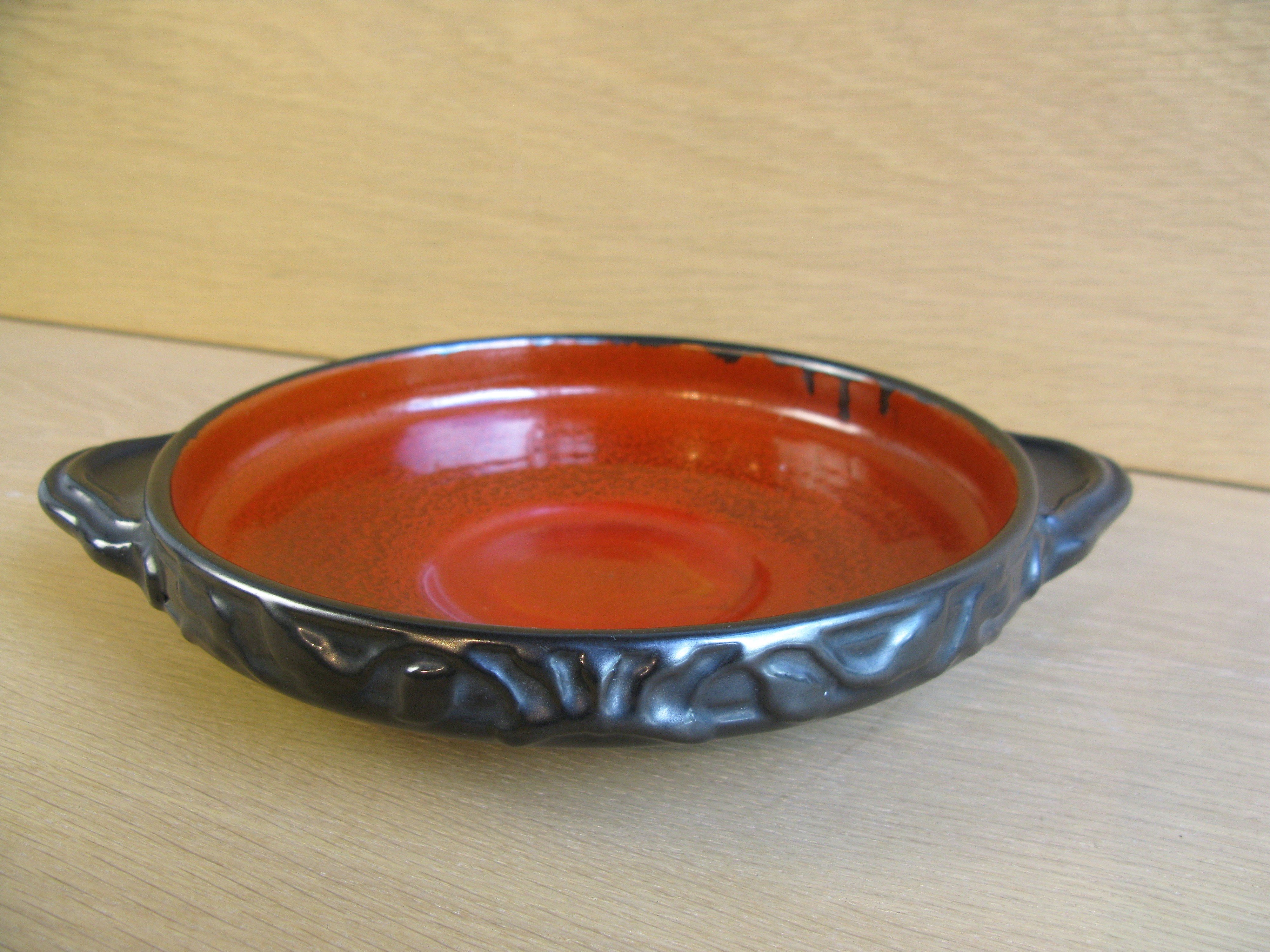 black/orange bowl 2289