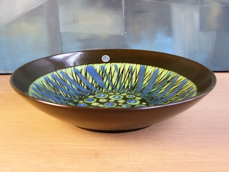 blue/green stripa bowl 9038