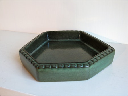 green ashtray 6028