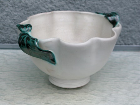 white/green bowl 93
