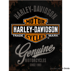 MAGNET metallskylt Harley-Davidson