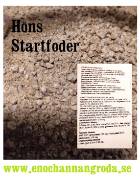 STARTFODER 1kg foder Höns/Kyckling