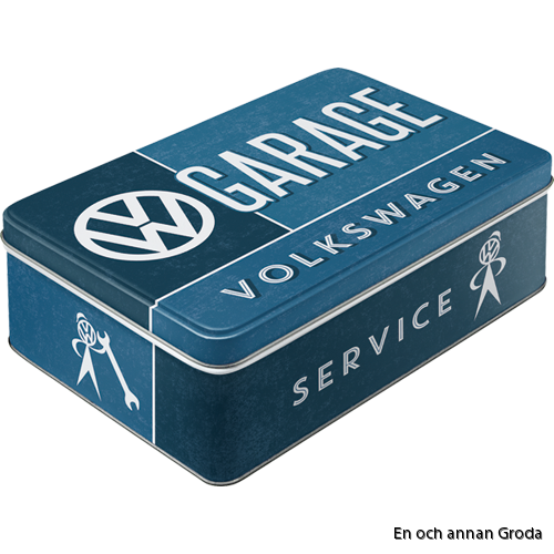 VW GARAGE SERVICE VOLKSWAGEN BURK METALL 2,5liter