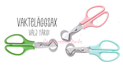 Sax till vaktelägg blå/rosa/grön