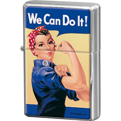 We Can Do It! TÄNDARE Feminist (bensin)