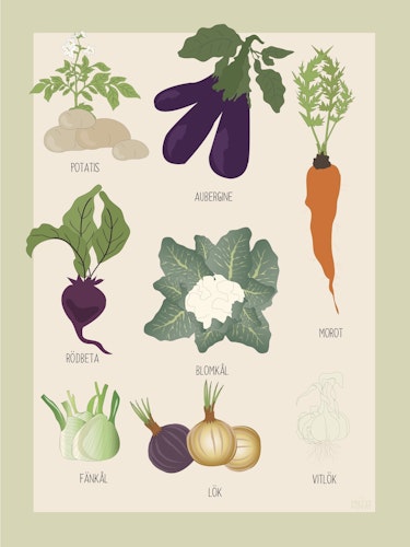 Grönsaker Poster