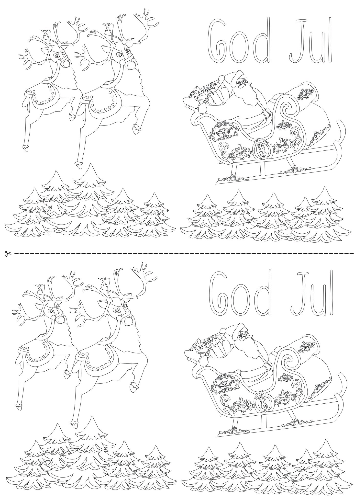 Julkort med tomten Didriks Design