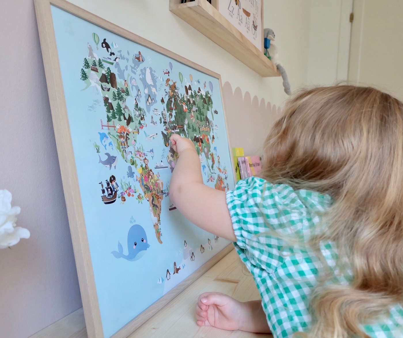 Karta Världskarta barn barnkarta