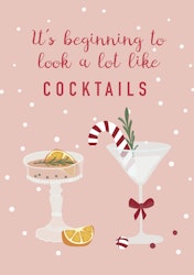 Julkort Cocktails