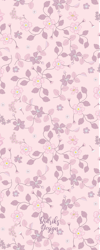 Bokmärke "Blush Floral"