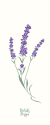 Bokmärke "Lavendel"