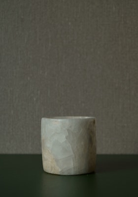 Ljuslykta alabaster 5.5 cm