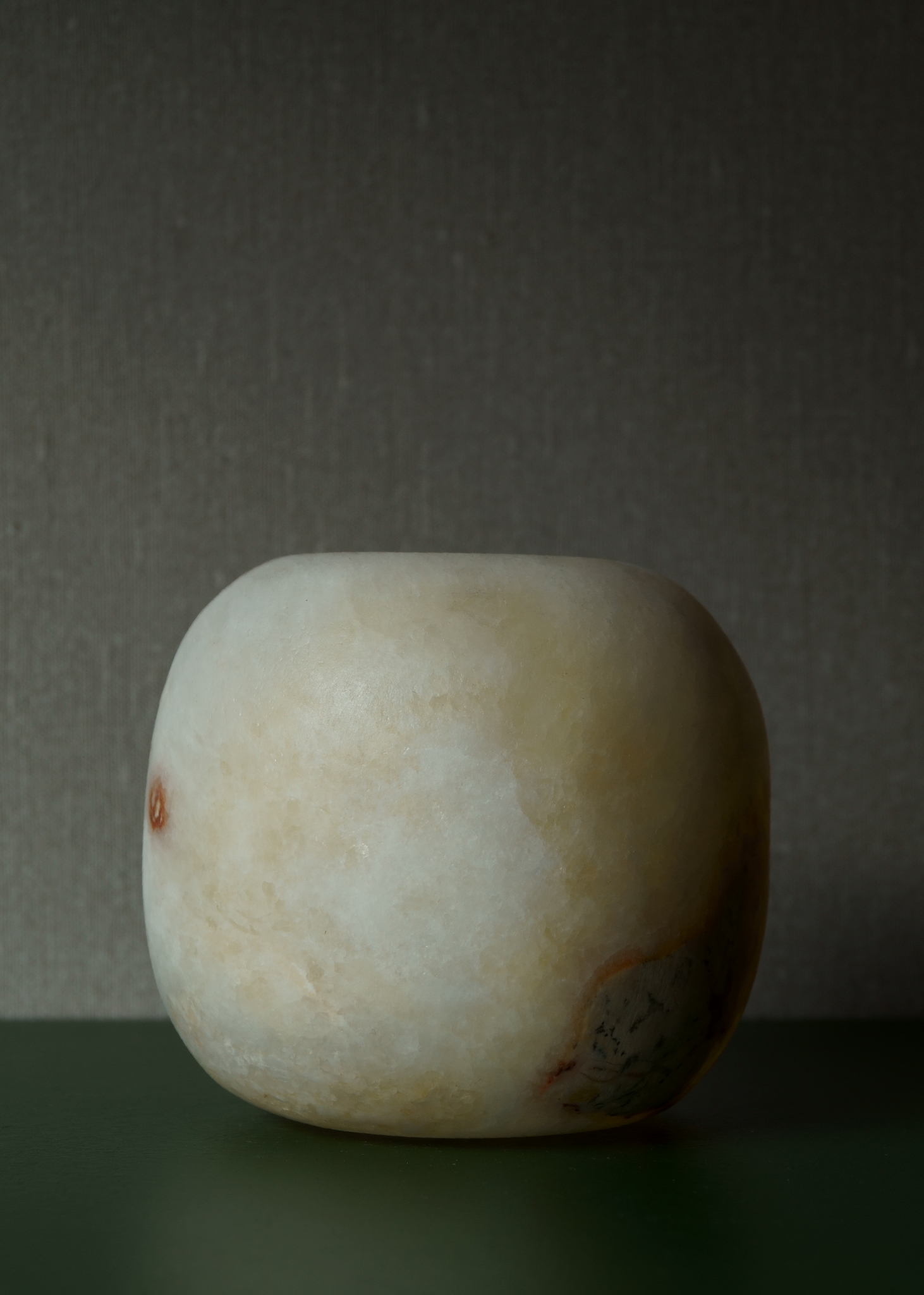 Ljuslykta alabaster 10.5 cm
