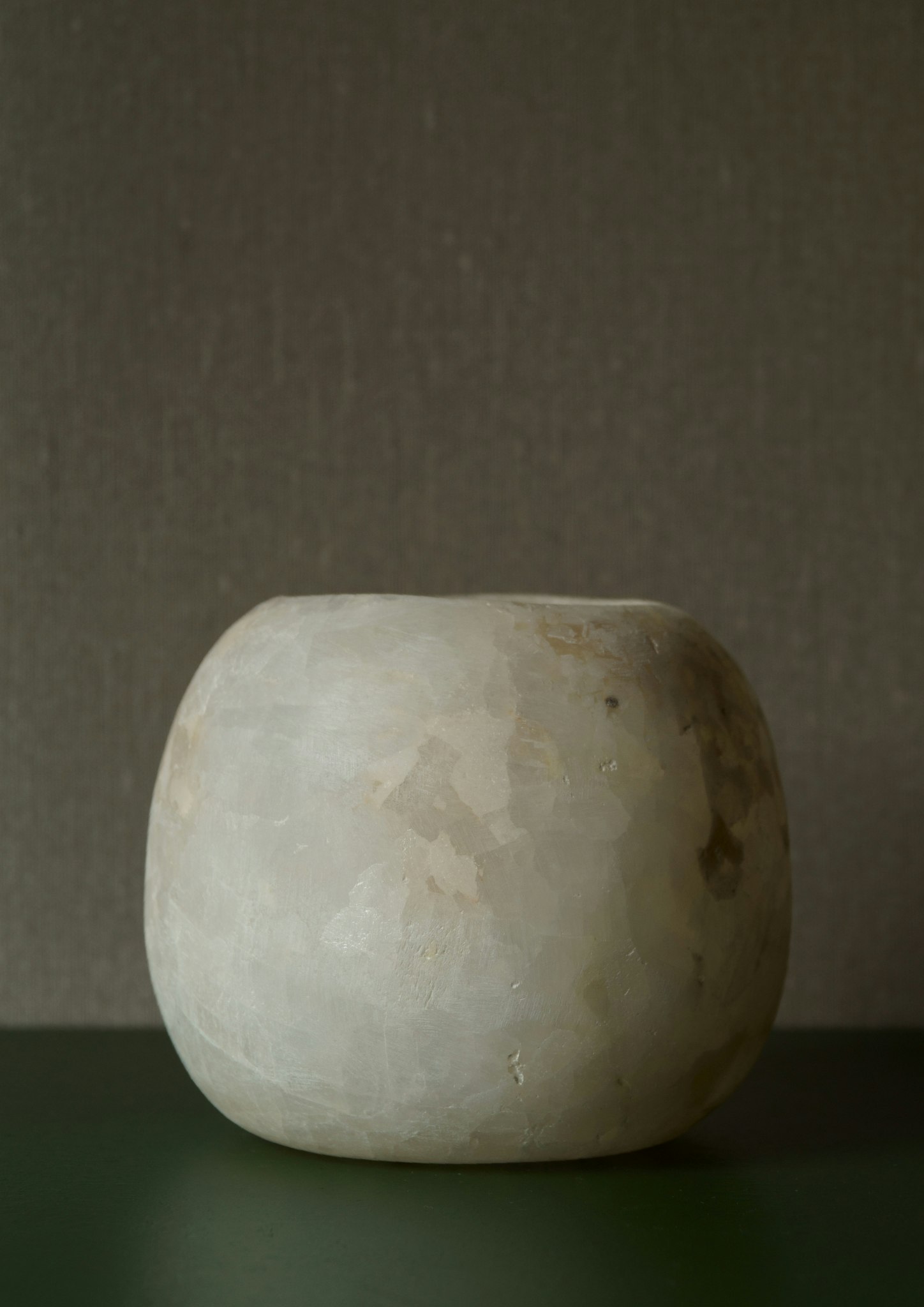 Ljuslykta alabaster 10 cm