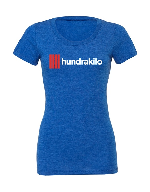 Women's TriBlend T-Shirt "Hundrakilo" | True Royal Blue