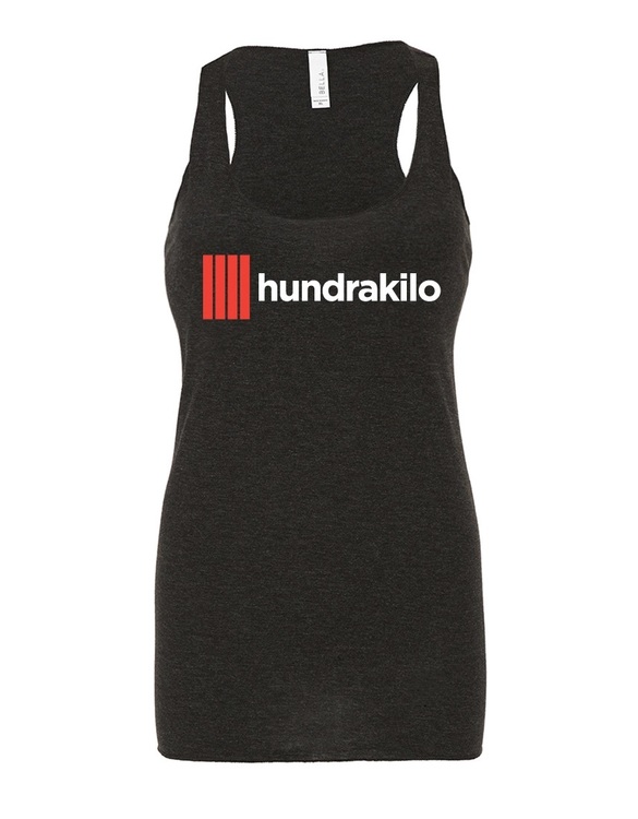Women's TriBlend Racerback "Hundrakilo" | Charcoal