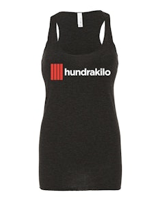 Women's TriBlend Racerback "Hundrakilo" | Charcoal