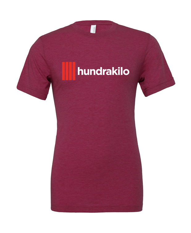 Unisex TriBlend T-Shirt "Hundrakilo" | Cardinal